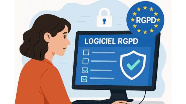 Interface meilleur logiciel RGPD pour entreprise
